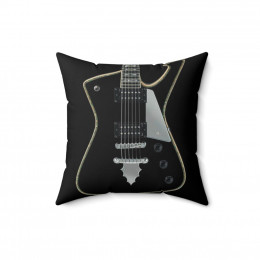 KISS Paul Stanley Ibanez PS-10 Iceman Guitar Pillow Spun Polyester Square 