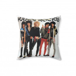 Hanoi Rocks Self Destruction Blues Spun Polyester Square Pillow