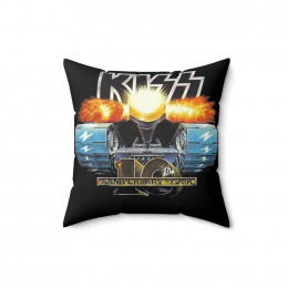 KISS TANK 10th Anniversary Creatures Of The Night Spun Polyester Square Pillow