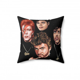 Fallen Legends of Rock 2 Pillow Spun Polyester Square Pillow gift
