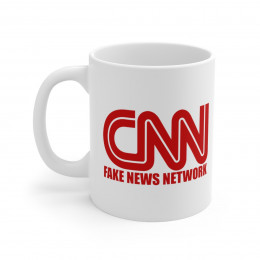 CNN Fake News Network  white Mug 11oz