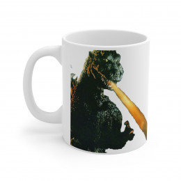 Godzilla the original Death Ray White Mug 11oz