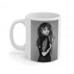 Sexy Rock Goddess Stevie Nicks of Fleetwood Mac white Mug 11oz