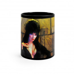 Elvira Black mug 11oz