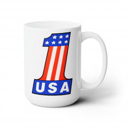 USA number 1  Ceramic Mug 15oz