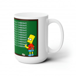 Bart Simpson I will not argue with the willfully ignorant Mug 15oz