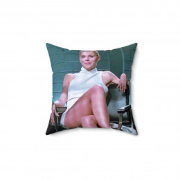 Sharon Stone Basic Instinct Pillow Spun Polyester Square Pillow gift